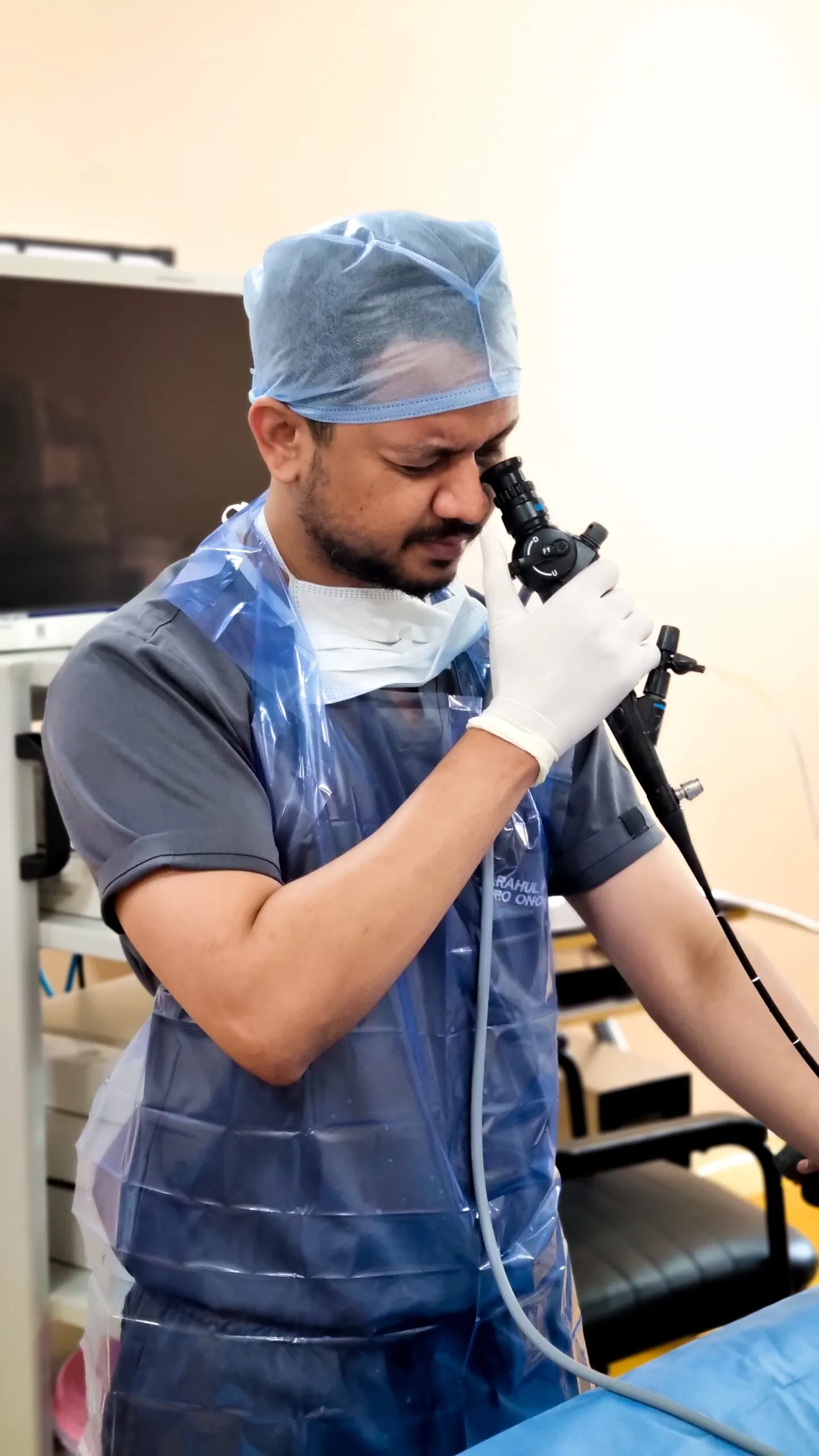 Dr Raul pradhan , while doing surgical procedure